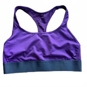 Victoria Sport Purple Racerback Sports Bra Medium Support Size M